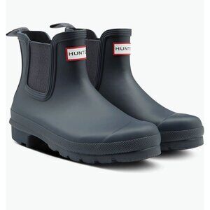 Hunter Women's Original Chelsea Boots Pull-On in Navy Size 9